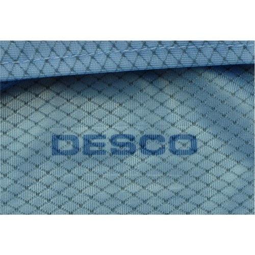 DESCO スモック ジャケット ニット袖口 青