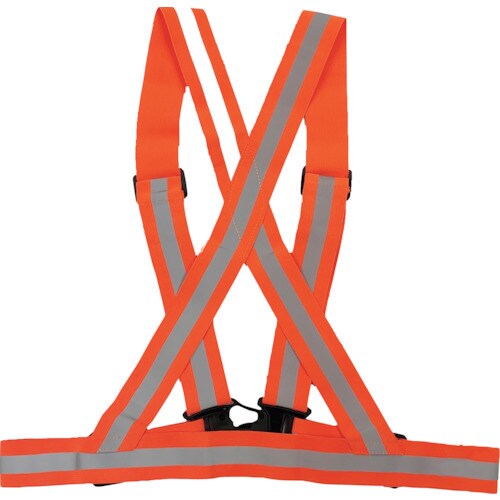 ミズケイ 伸縮タスキ型ベスト オレンジ