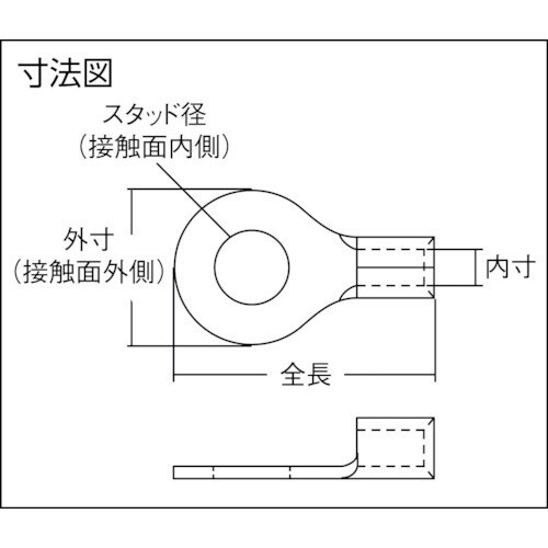 JST 丸型端子 60−6 (5個入)