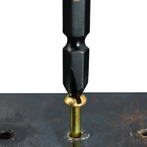 フジ矢 両頭ビット(黒金・2本組)+3X110mm