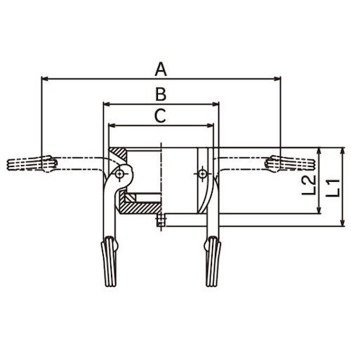 カムロック カプラー ダストキャップ 樹