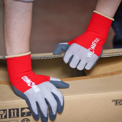 トワロン 天然ゴム背抜き手袋 WOMB−MF2 高