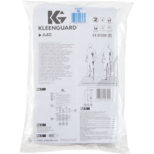 クレシア クリーンガードA40 ツナギ服XLサイズ