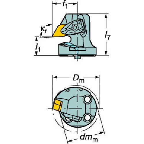 サンドビック コロターンSL コロターンRC用カッ
