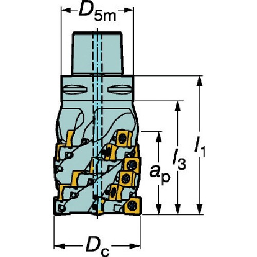 サンドビック コロミル690ロングエッジカッター(