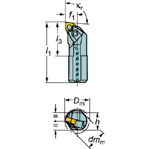 サンドビック T−Max P ネガチップ用ボーリン