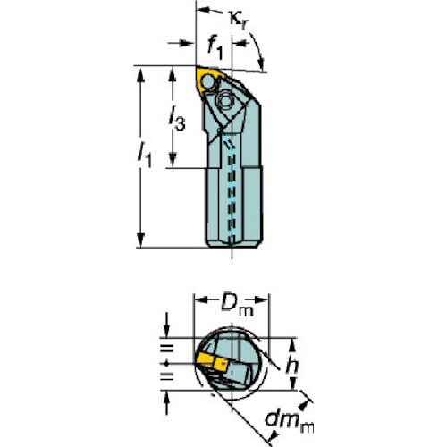 サンドビック T−Max P ネガチップ用ボーリン