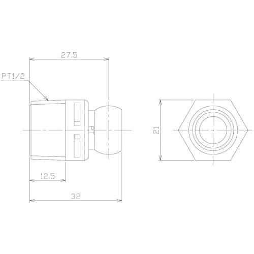 日機 クーラントシステム3/8 コネクター灰色 P