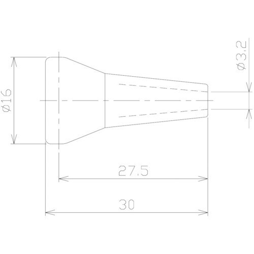 日機 クーラントシステム1/4 ノズル灰色 ノズル