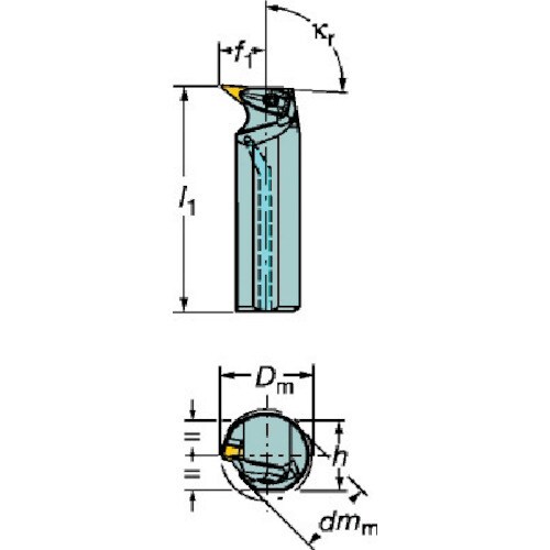 サンドビック コロターンRC ネガチップ用ボーリン