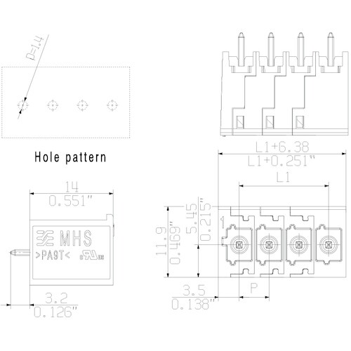 ワイドミュラー コネクタ 基板側ソケット MPSシ