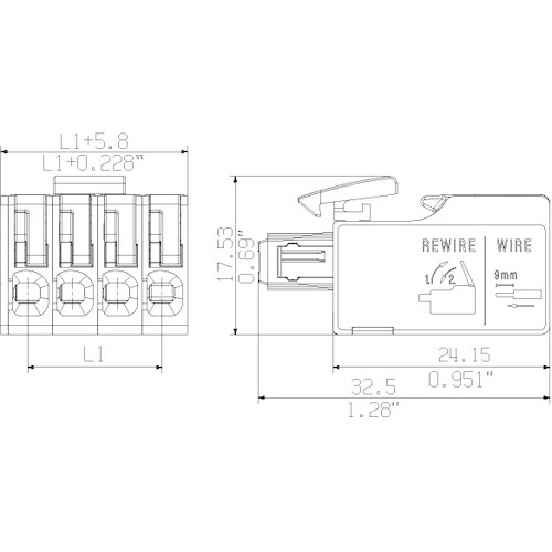 ワイドミュラー スナップイン式コネクタ MPS シ