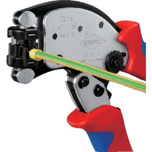 KNIPEX エンドスリーブ用自動調整圧着プライヤ
