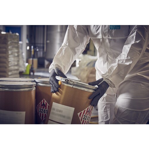 アンセル 耐薬品・帯電防止ニトリルゴム使い捨て手袋