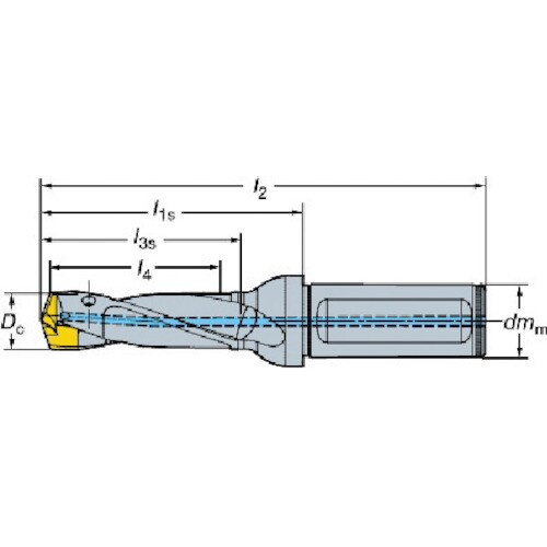 サンドビック コロドリル870 ヘッド交換式ドリル