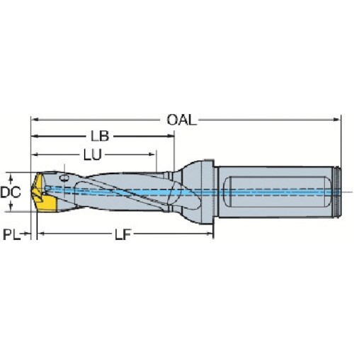 サンドビック コロドリル870 ヘッド交換式ドリル