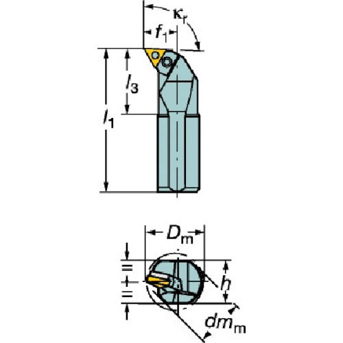 サンドビック T−Max P ネガチップ用ボーリン