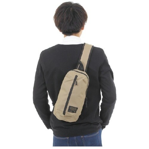 カジメイク 9105 ボディバッグ カーキ 4L