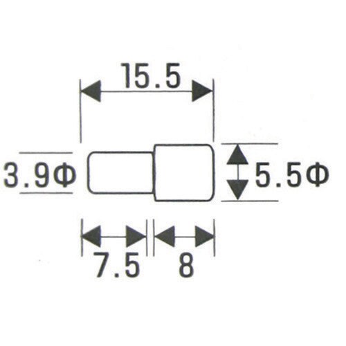 WAKI 差込ダボ 4X5.5 IF−068 45