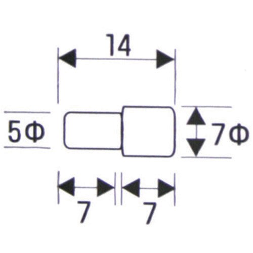 WAKI 差込ダボ 5X7 IF−073 4595