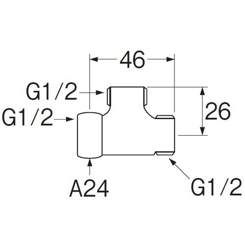 SANEI 片ナット付チーズ