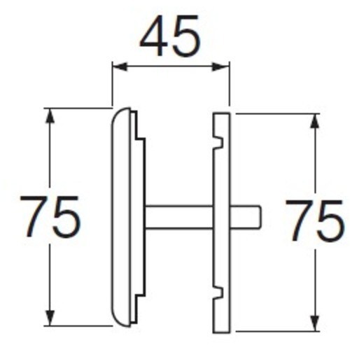SANEI バス用内締化粧フタ
