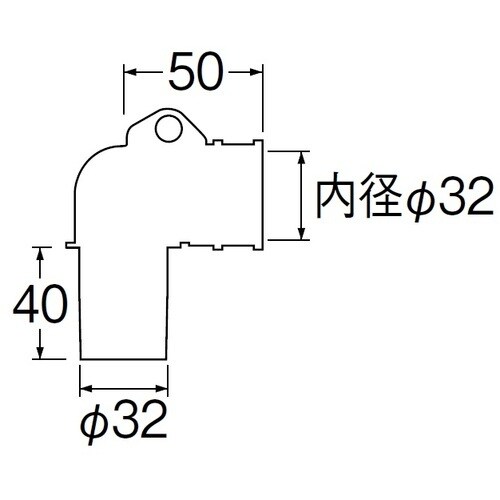 SANEI 洗濯機排水トラップエルボ