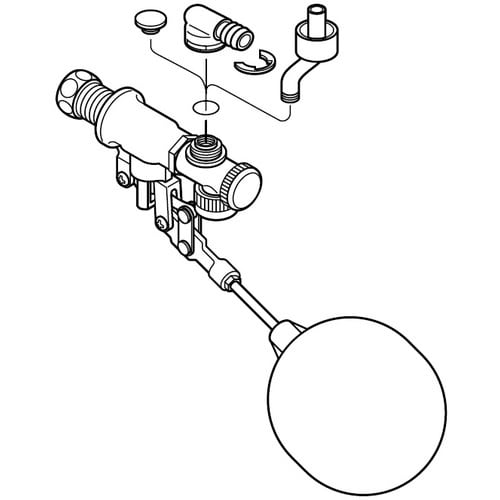 SANEI ロータンクボールタップ本体