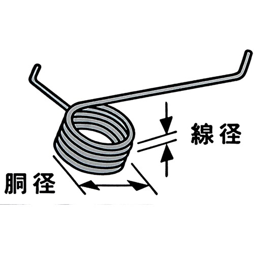 WAKI キックバネ 0.6X6.2(1個入)