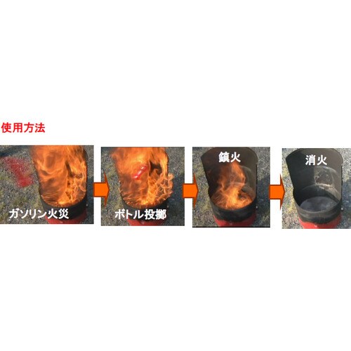 WI+AK 投てき型消火用具 ボトルタイプ1(ガソ