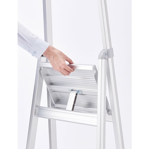 ハセガワ 天板幅広上枠付きアルミ踏台 SRA型 4