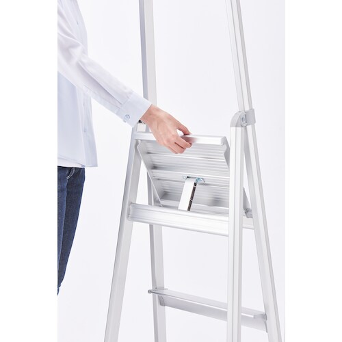 ハセガワ 天板幅広上枠付きアルミ踏台 SRA型 2