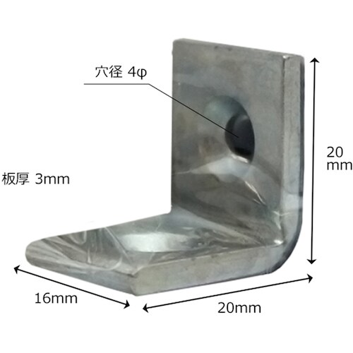 WAKI ユニクロ隅金特厚金折 IH−080 20