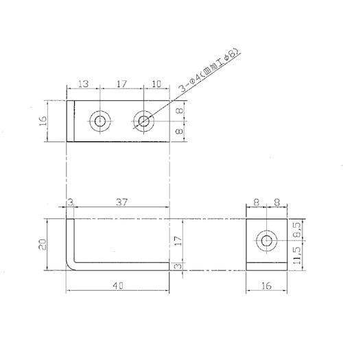 WAKI ユニクロ隅金特厚金折 IH−082 20
