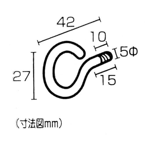 WAKI ダボフック 5X27mm