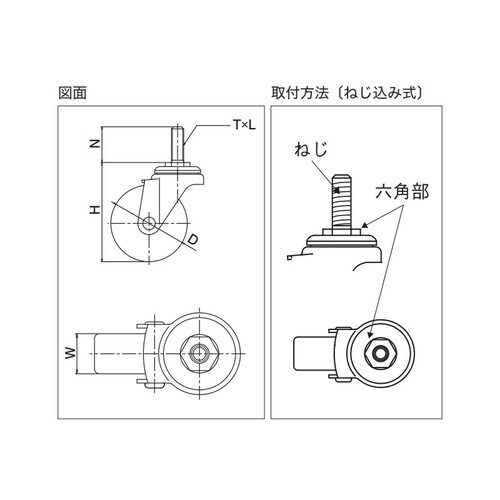 ネジ込み式SJT−100BRU 2セット