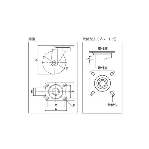 自在型平付式RJ2−125BRU・BC 2セット