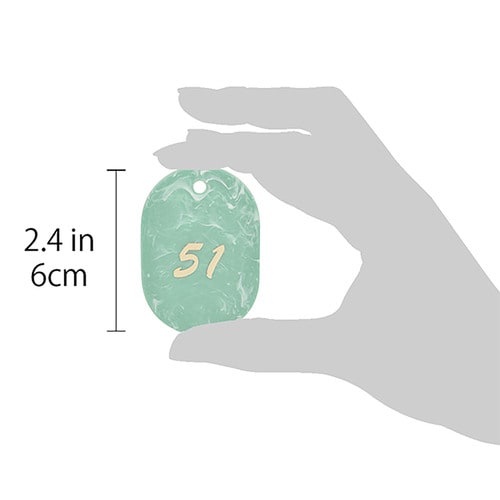 マーブルクロークチケット51から100緑 3セット