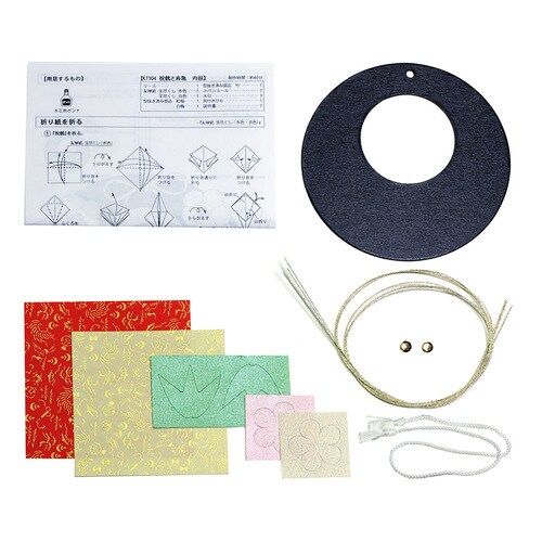 リース飾り 手作キット 祝鶴と寿亀 10セット