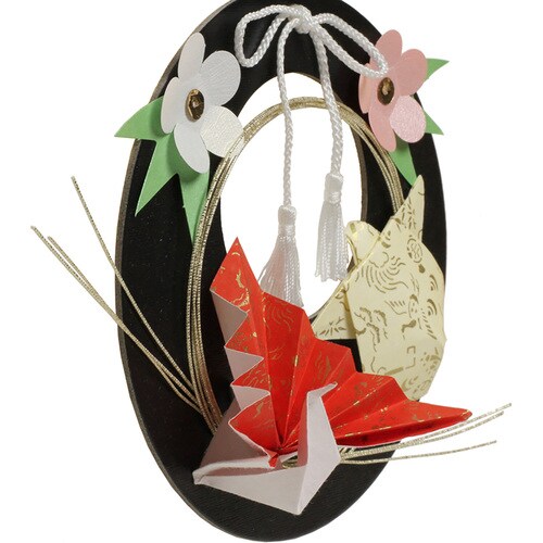 リース飾り 手作キット 祝鶴と寿亀 10セット