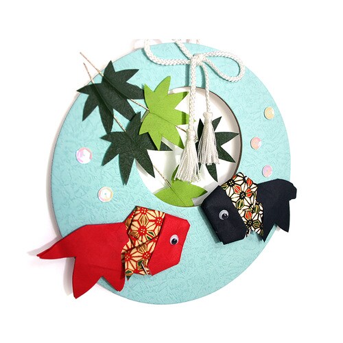 リース飾り 手作セット 金魚 10セット