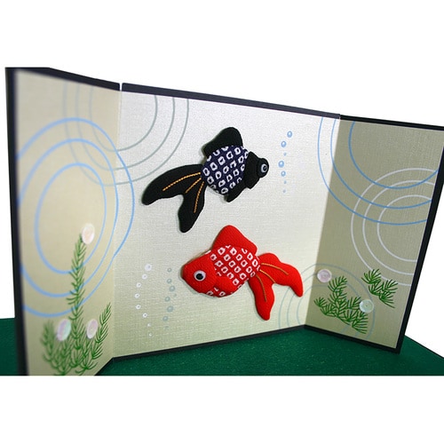 押し絵 手作りセット 水紋金魚 10セット