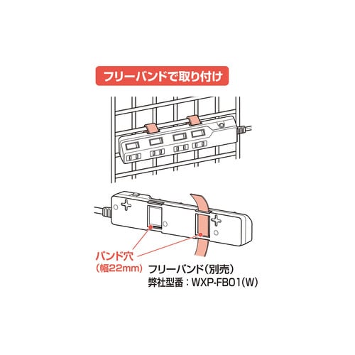 耐雷SW付タップ(ブレーカー)