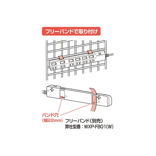 耐雷SW付タップ(ブレーカー)