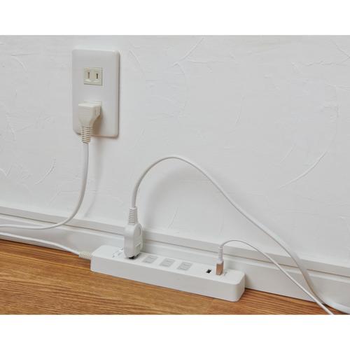 集中スイッチ付USBタップ4P