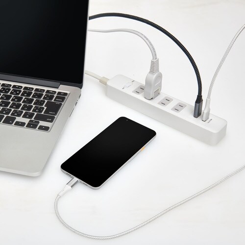 集中スイッチ付USBタップ4P