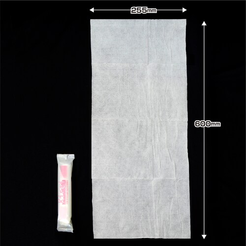 ウェットタオル kirei丸型ワイド・ピンク