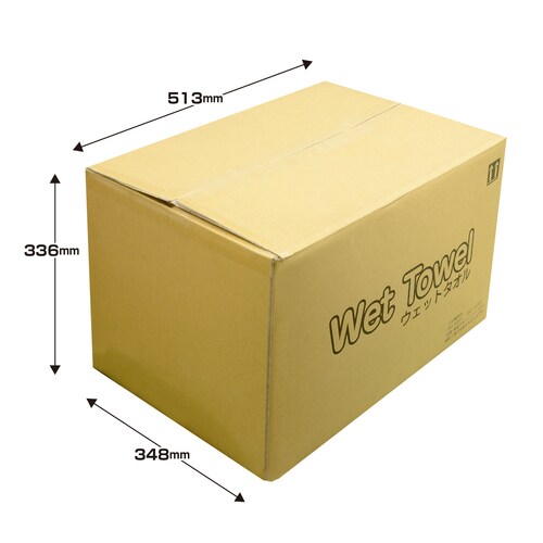 ウェットタオル kirei丸型ワイド・ピンク