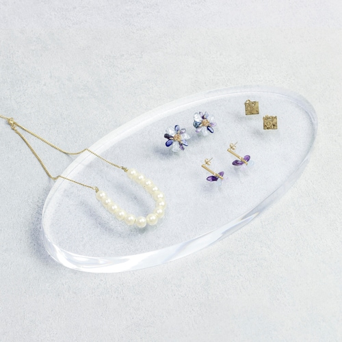 アクリル楕円 ディスプレイ台 大 t20 2セット