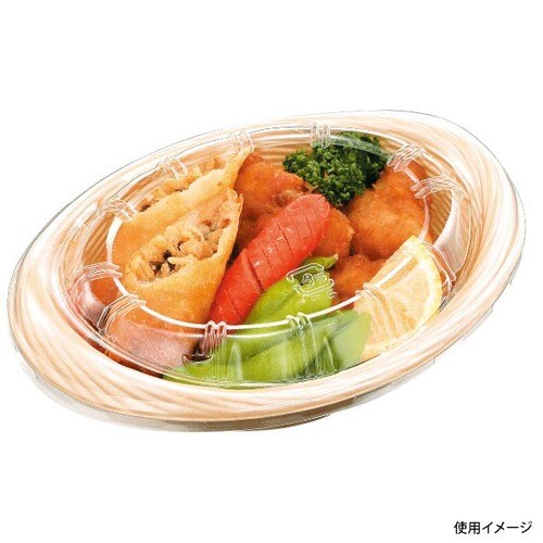 軽食容器 CF ザル−17 BR 身 43セット